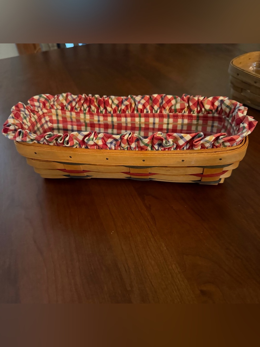 1995 Longaberger Woven Traditions Cracker Basket
